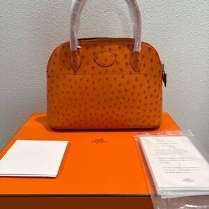 Hermes Bolide 25 Ostrich